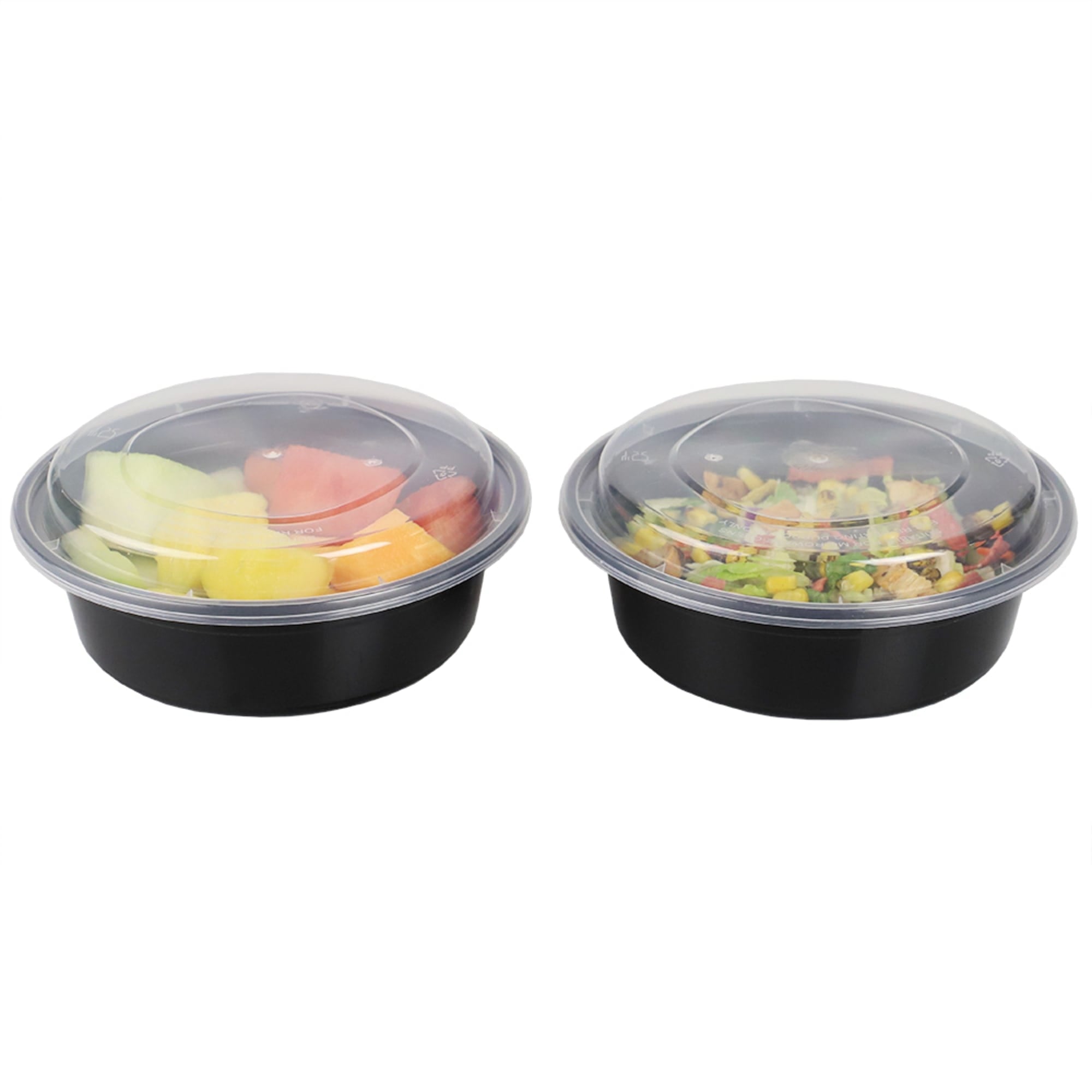 Deli Containers (8 oz, 25)] Plastic Deli Food Storage Containers