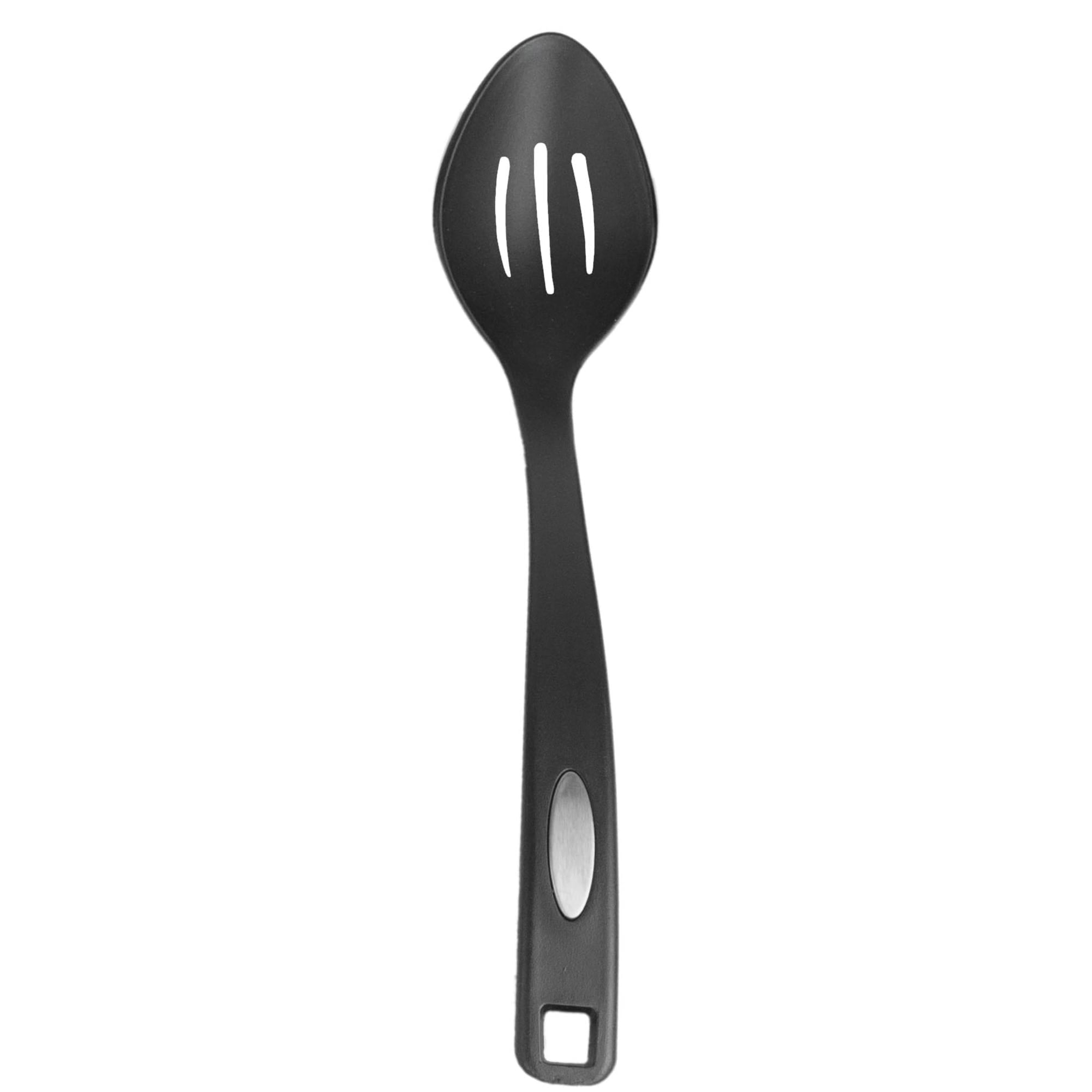 Home Basics Non-Stick Nylon Spatula, Black