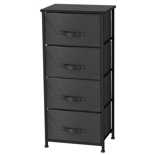4 Drawer Storage Organizer, Black