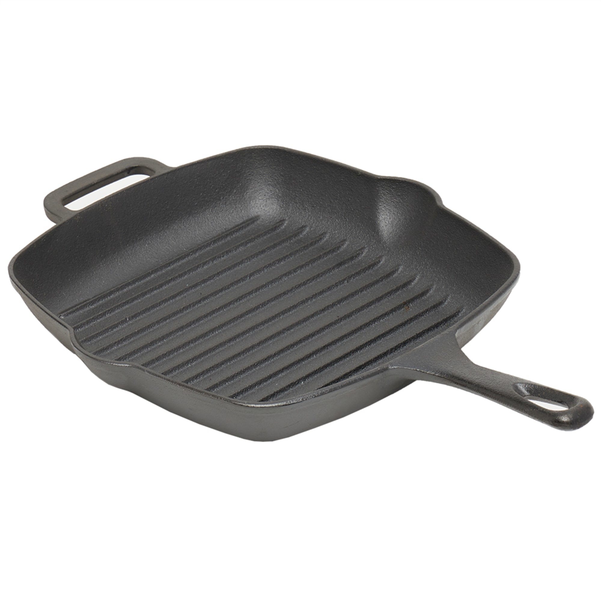 10.7 Cast Iron Grill Pan Non-Stick BBQ Skillet, Square Frying Pan  Breakfast Griddle Heavy Duty Construction Pan for Grill, Gas, Oven,  Electric, Induction and Glass 