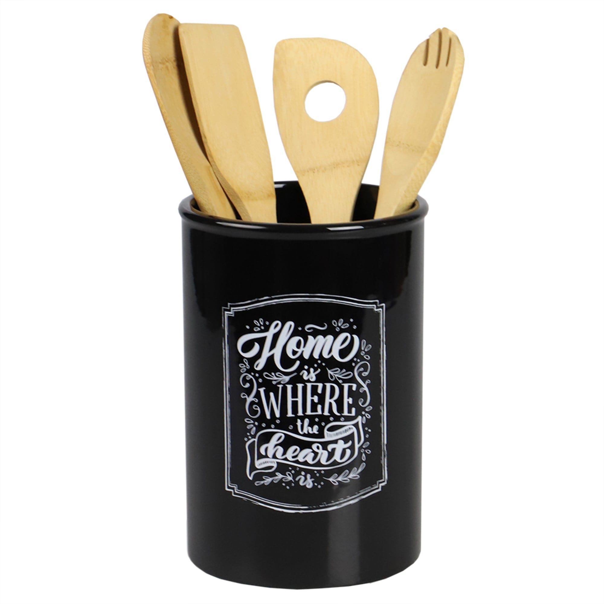 Black and Gold Kitchen Utensils Set