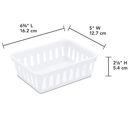 Sterilite Mini Storage Tray / White