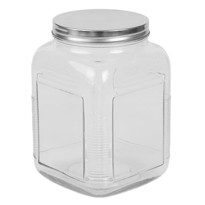 Province 2.7 Lt Glass Canister with Metal Lid