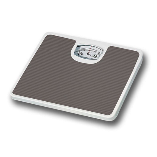 Home Basics Non-Skid Mechanical Bathroom Scale - Grey