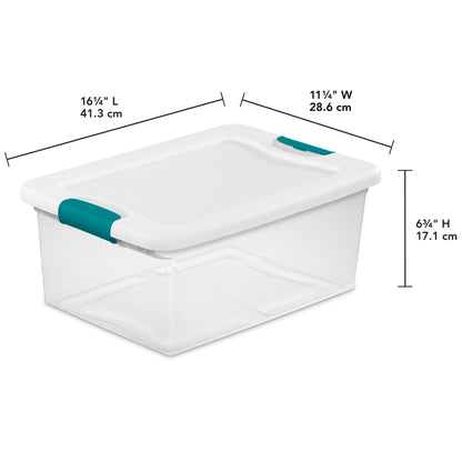Sterilite 15 Quart / 14 Liter Latching Box