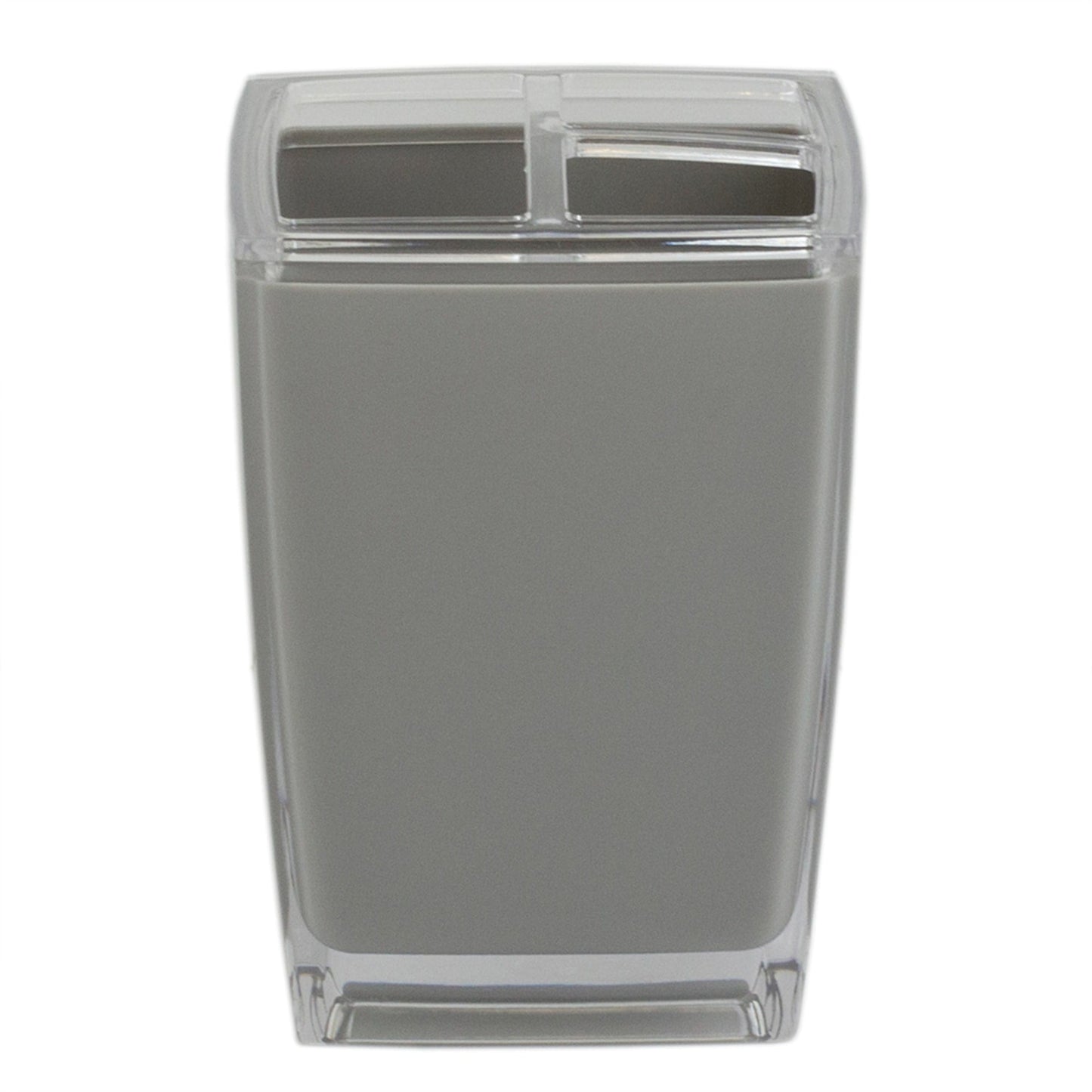 Break-Resistant Plastic Tumbler, Grey