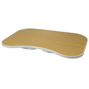 Folding Portable  Laptop Bed Tray, Natural Wood