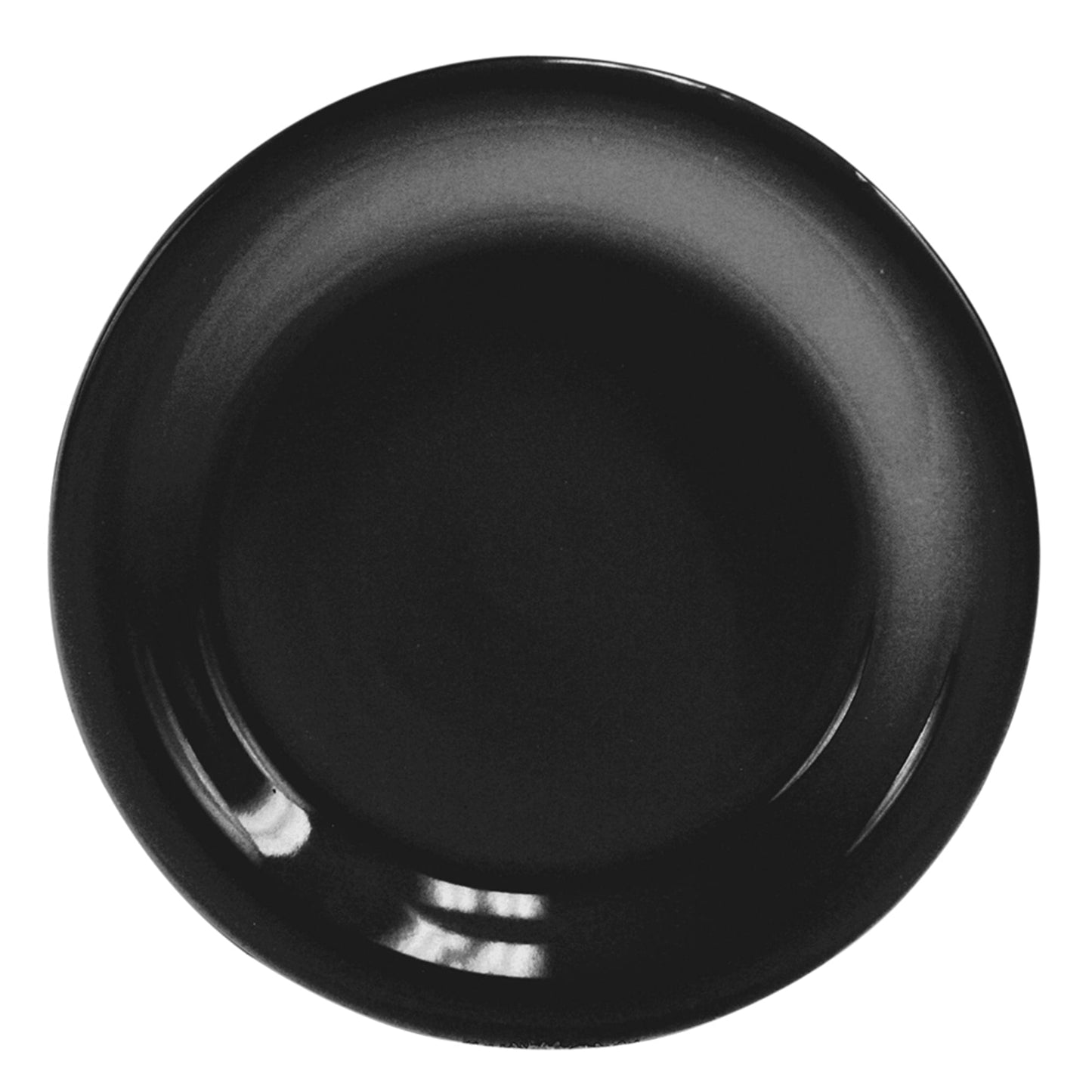 10.5" Ceramic Dinner Plate, Black