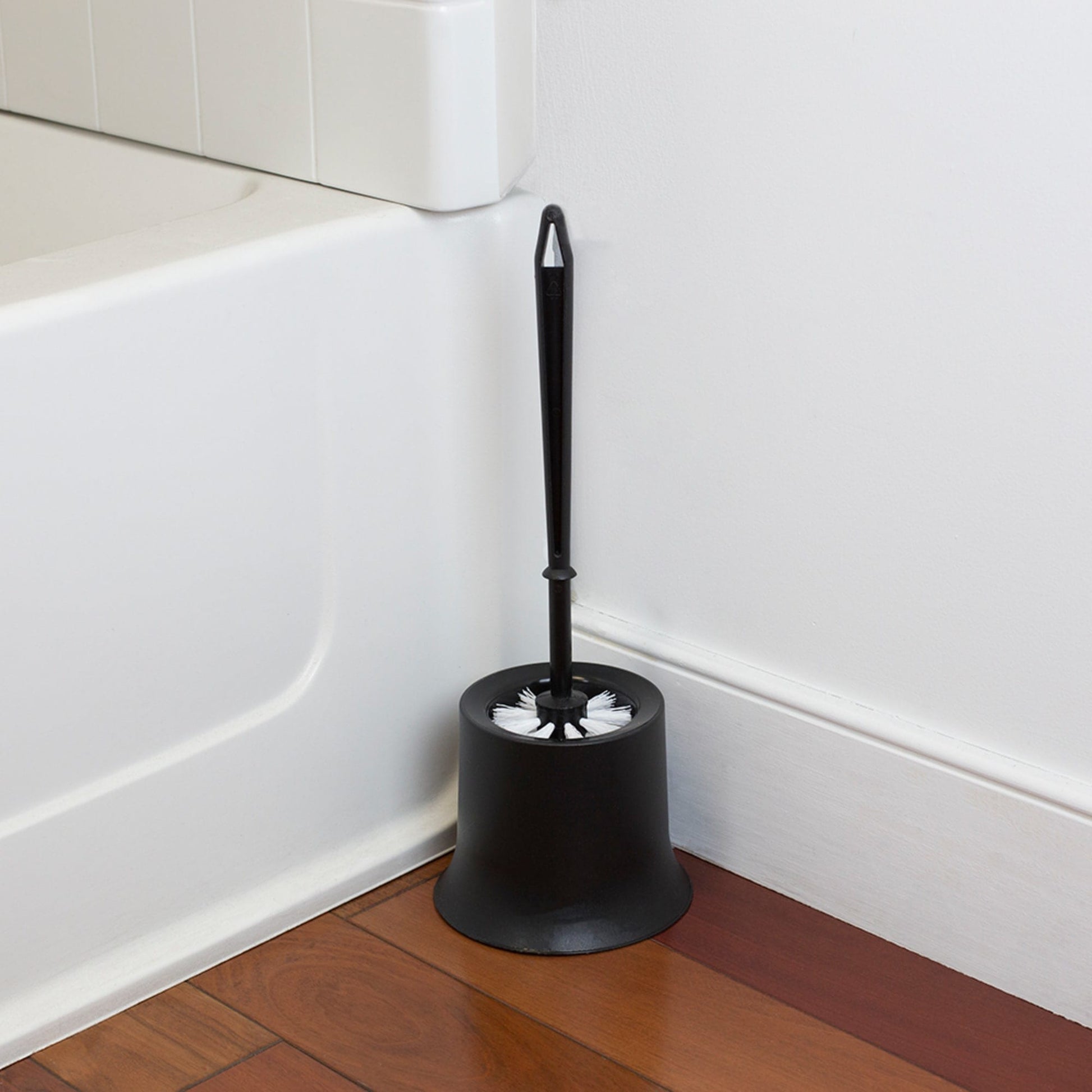 home basics Toilet Brushes BLACK - Black Marble Toilet Brush