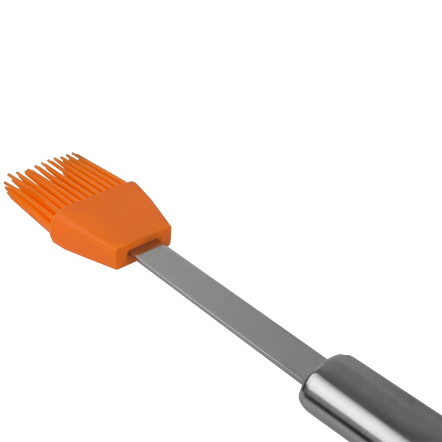 Home Basics Silicone Pastry Brush, Orange - Orange