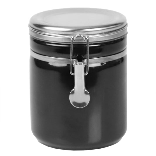 33 oz. Canister with Stainless Steel Top, Black