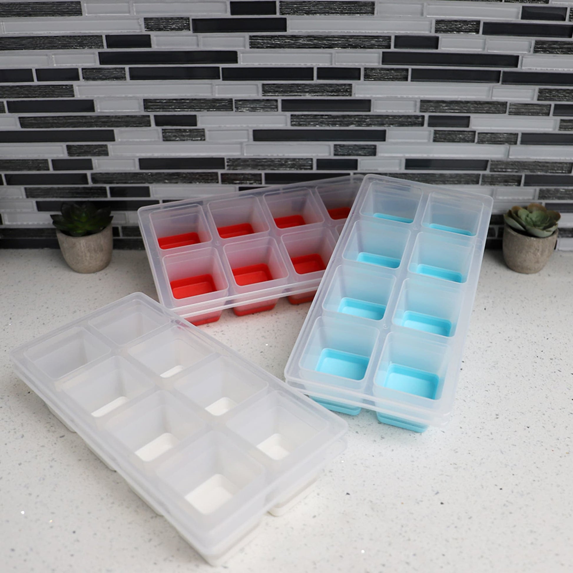  Home Ice California Cocktail Ice Tray - Silicone Ice Mold -  Makes 6 Large Ice Cubes: Home & Kitchen