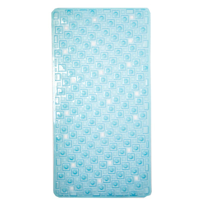 Home Basics Transparent PVC Bath, Blue - Blue