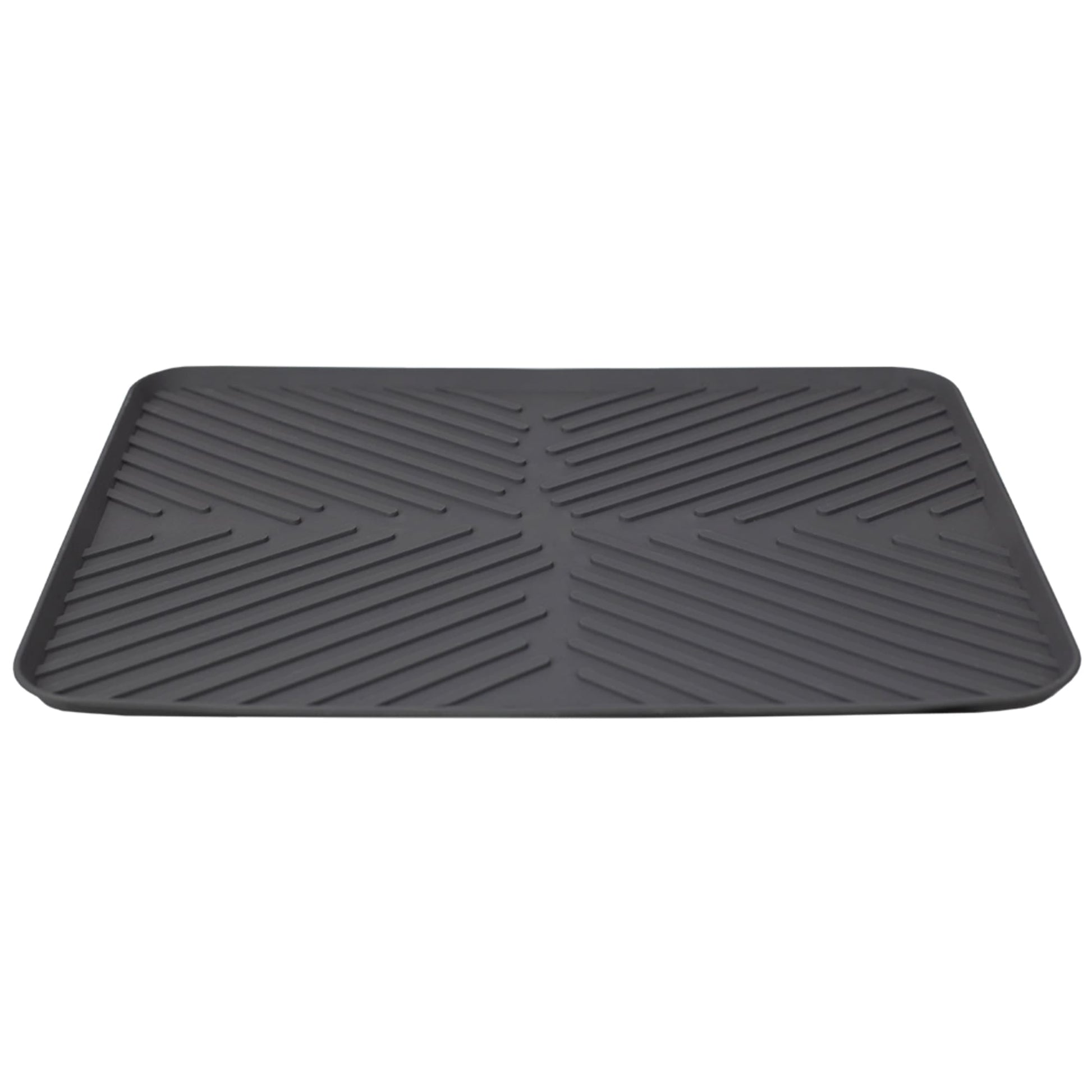 Rectangle Rubber Dish Drying Mat Kitchen Countertop Decoration