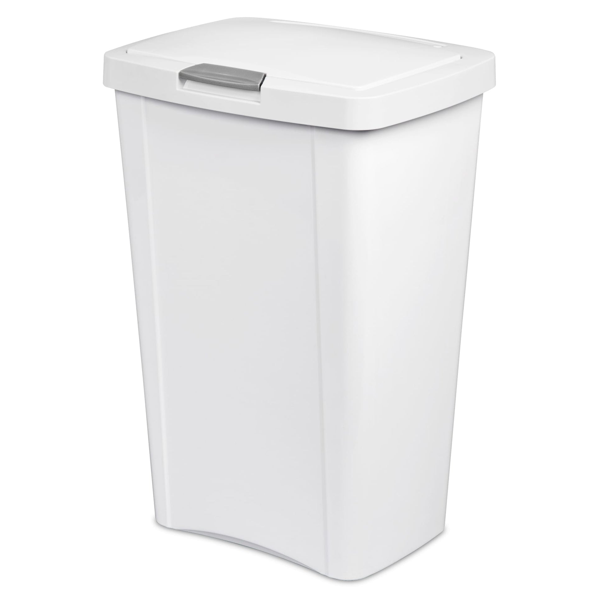 Sterilite 11.3 Gal Lift Top Lid Wastebasket Kitchen Trash Can, White (12  Pack)