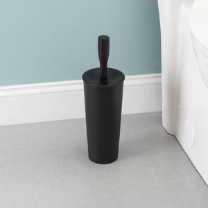 Plastic Toilet Brush Holder, Black