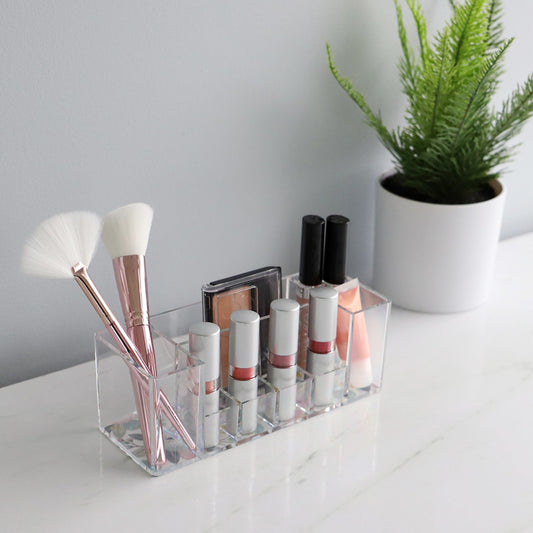 Home Basics Glam Ceramic Makeup Brush Holder, COSMETIC ORGANIZATION