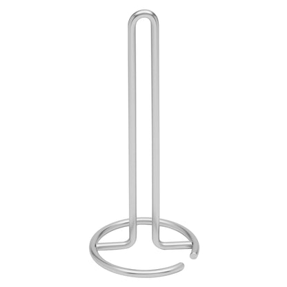 Michael Graves Design Simplicity Freestanding Steel Paper Towel Holder, Satin Nickel