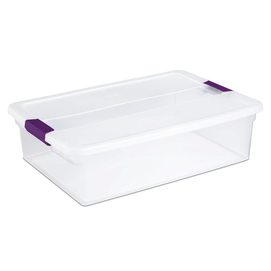 Sterilite 66 Quart/62 Liter ClearView Latch™ Box