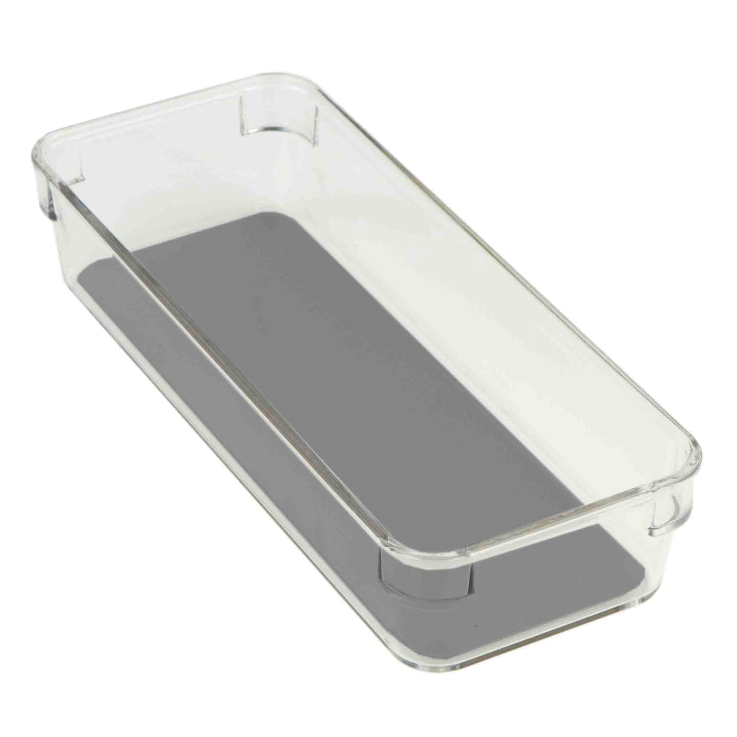 3" x 9" x 2" Plastic Drawer Organizer with Rubber Liner