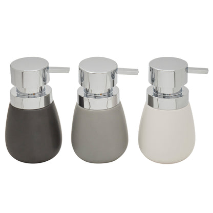 Home Basics Savon 10 oz Ceramic Soap Dispenser - Assorted Colors