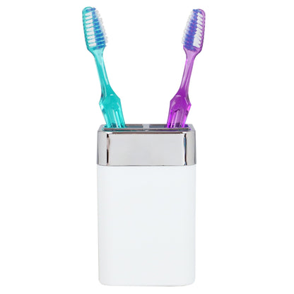 Skylar ABS Plastic Toothbrush Holder, White