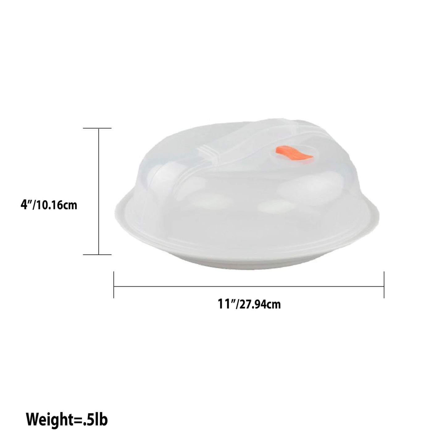 Plastic Microwave Plate Cover with Vent, FOOD PREP