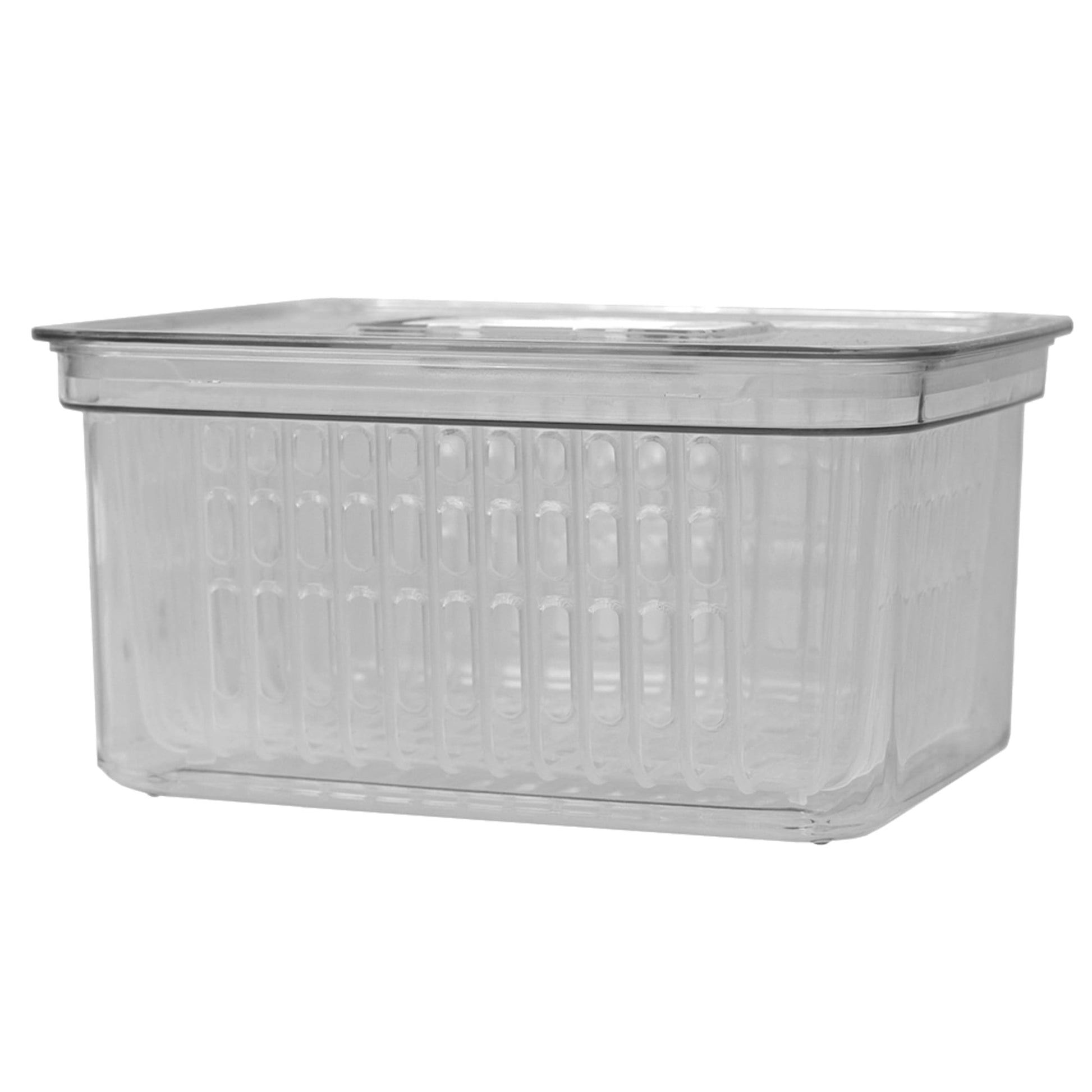 It's A Keeper - Small Clear Storage Basket with Handle