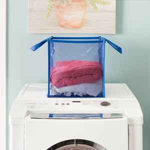 Breathable Micro Mesh Collapsible Laundry Cube with Handles