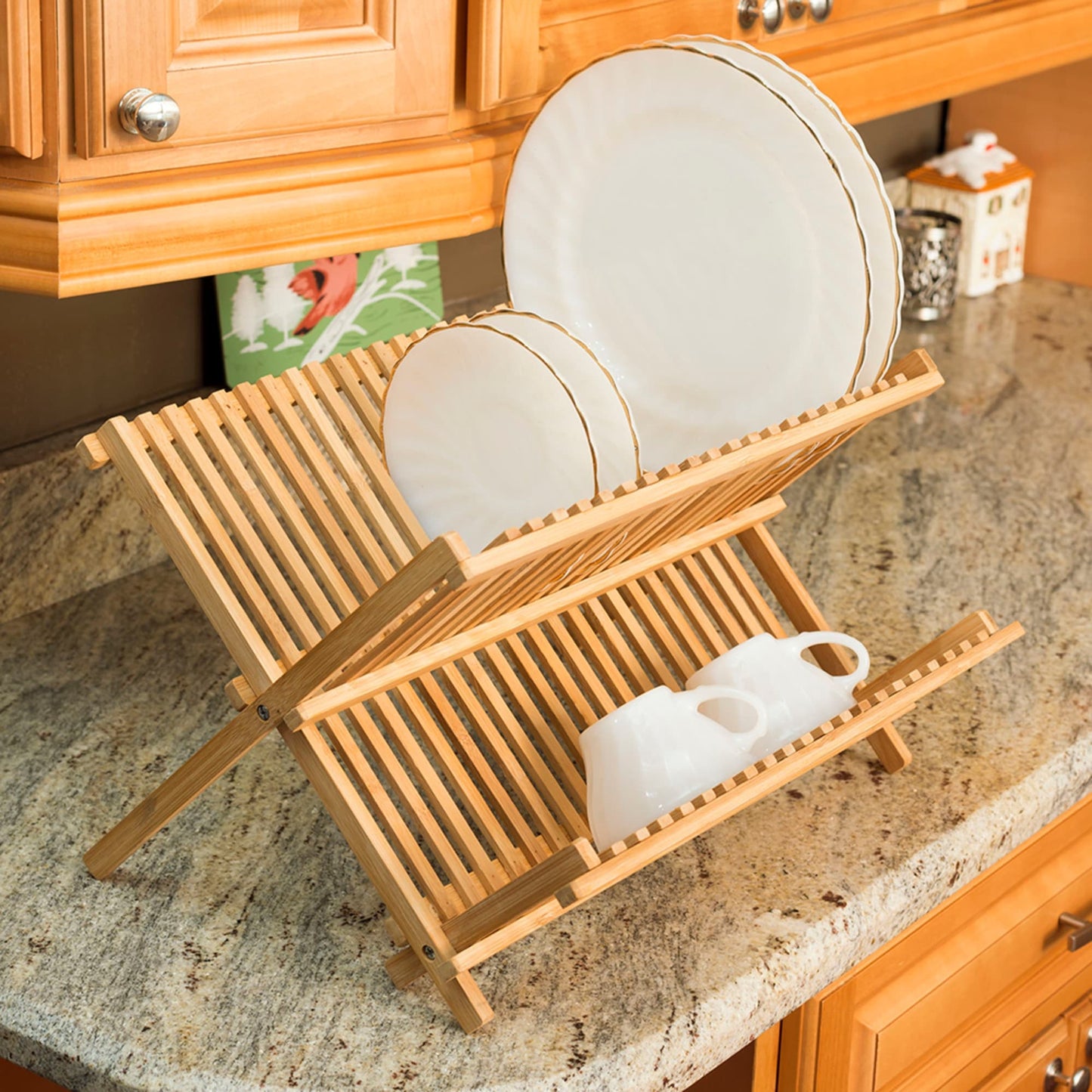 Core Bamboo Folding Dish Rack - Whisk