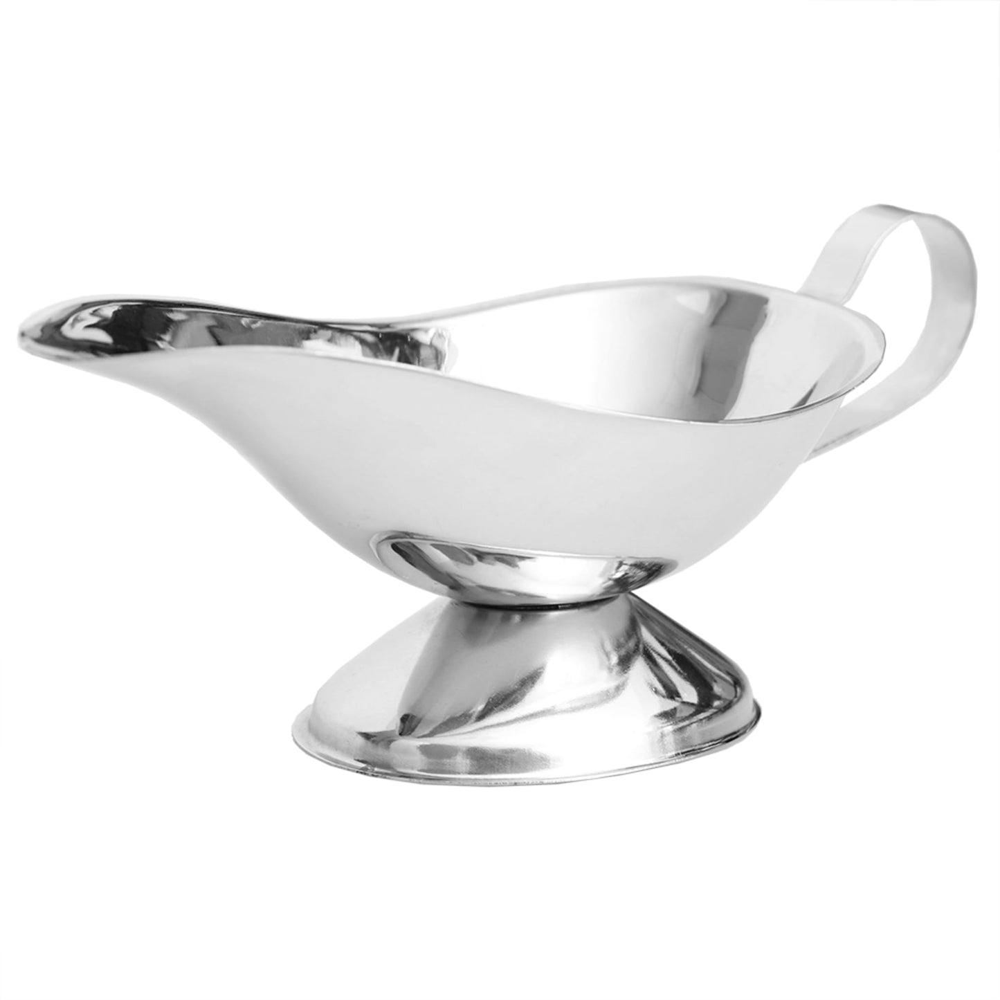 Large Capacity Stainless Steel Gravy Boat, Silver