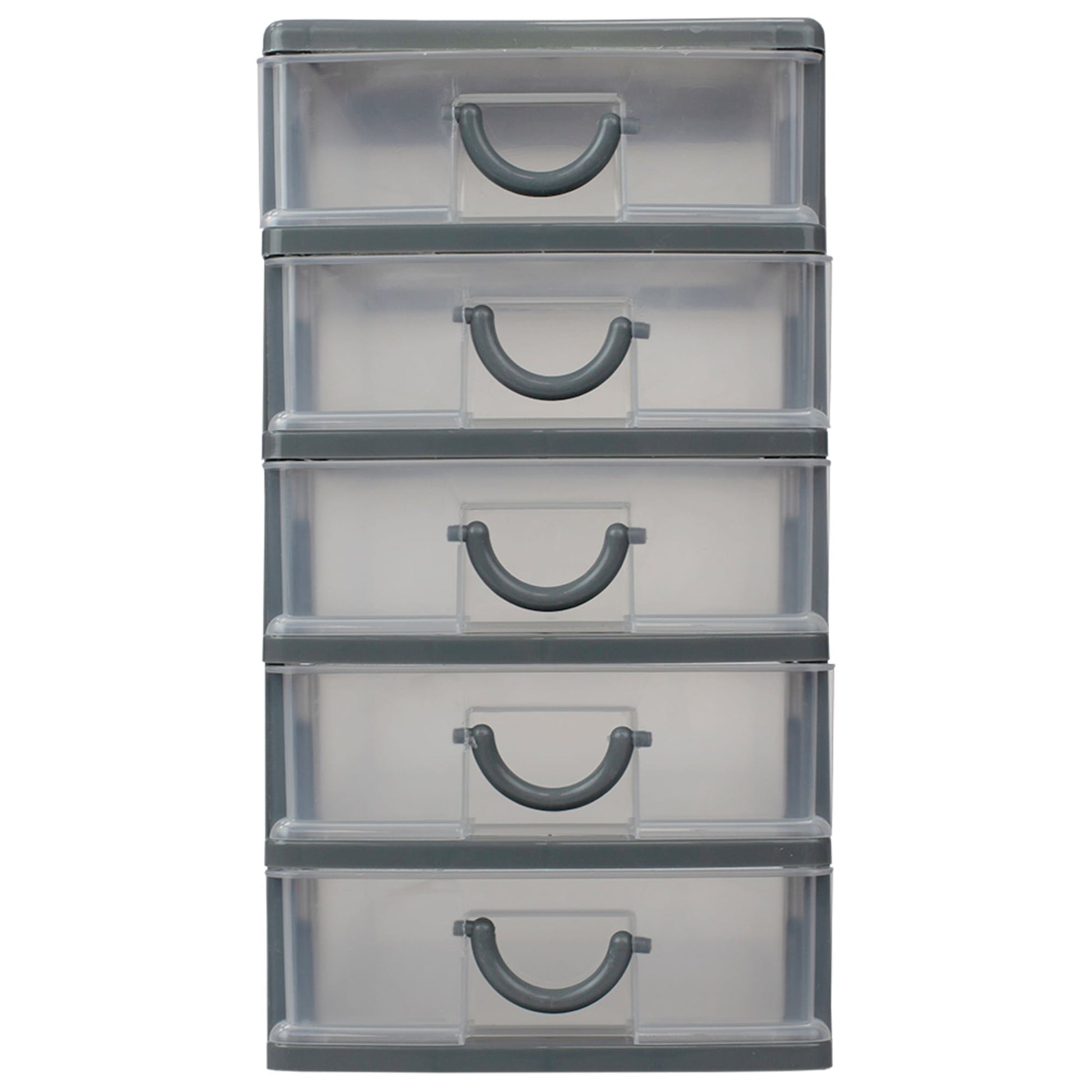 Home Basics 3-Drawer Storage Organizer Brown