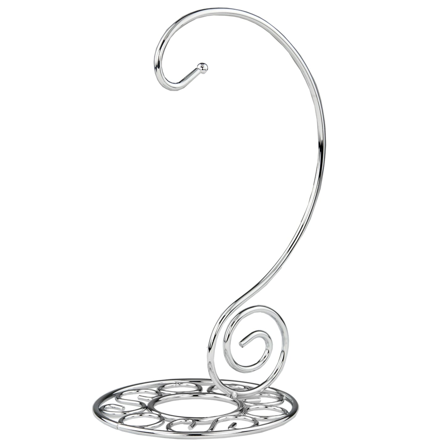 Chrome Plated Steel Scroll Collection Banana Holder