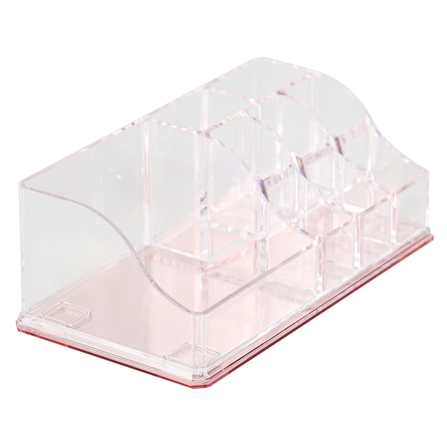 Large Plastic Cosmetic Organizer with Rose Bottom
