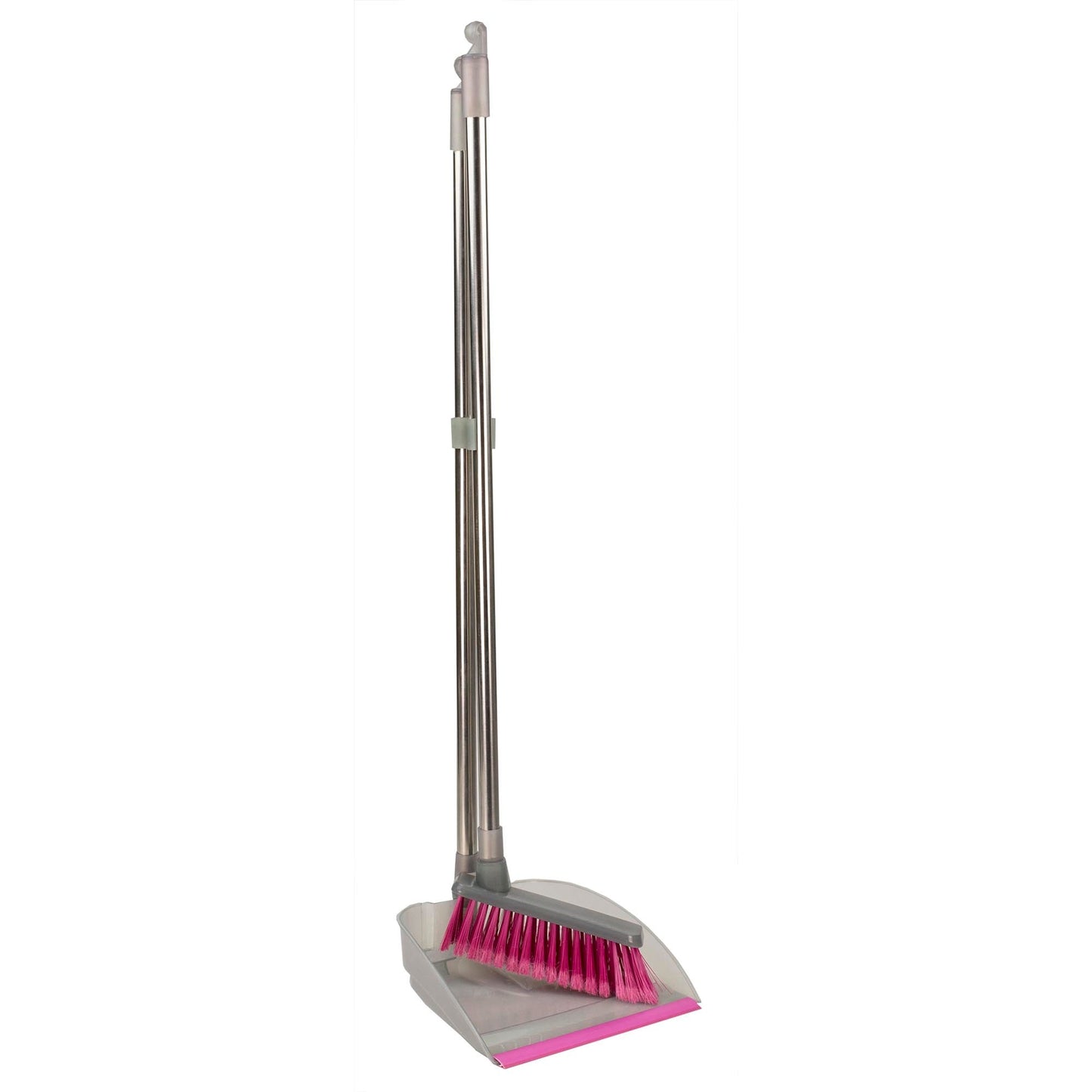 Home Basics ACE Stainless Steel Sweeper Set - Pink