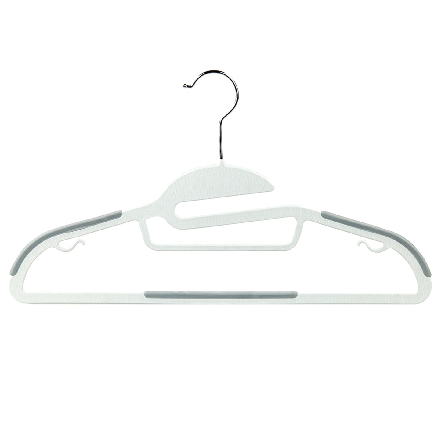 10 Piece Non-Slip Hangers, White
