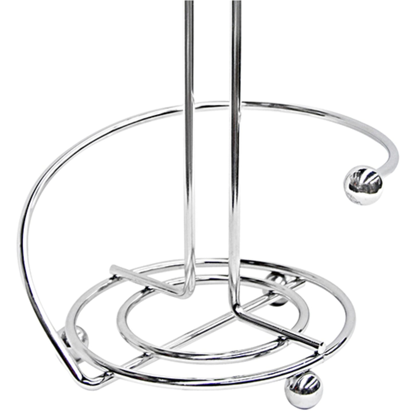 Wire Collection Chrome Plated Steel Paper Towel Holder, Chrome