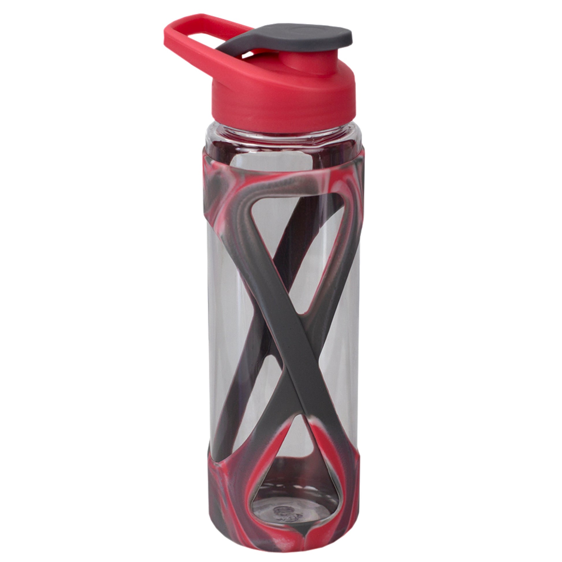 Home Basics 17 oz. Silicone Sleeve Water Bottle, Red - Red