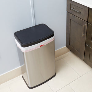 Touchless Stainless Steel Waste Bin