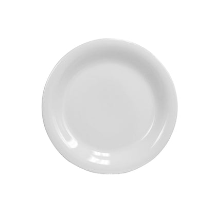 10.5" Ceramic Dinner Plate, White