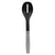 Mesa Collection Scratch-Resistant Nylon Slotted Spoon, Black