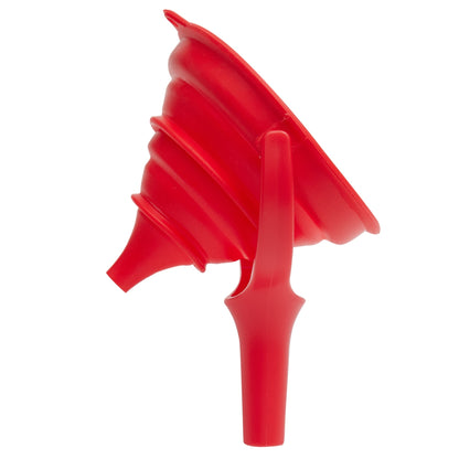 Collapsible Silicone Funnel, Red