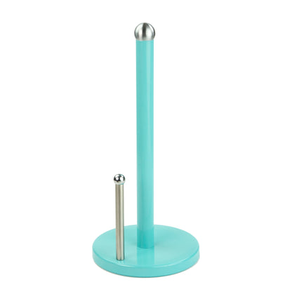 Powder Coated Steel Paper Towel Holder, Turqouise