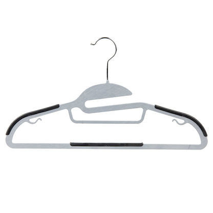 Plastic Non-Slip Hanger, (Pack of 10), Black