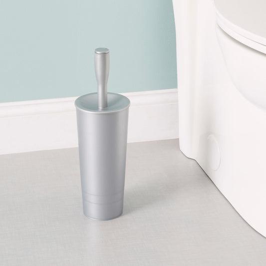 Plastic Toilet Brush Holder, Grey