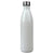 Home Basics Solid 32 oz. Glass Travel Water Bottle with Easy Twist-on Leak Proof Steel Cap, White - White