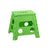 Home Basics Large Plastic Folding Stool with Non-Slip Dots, Green - Green
