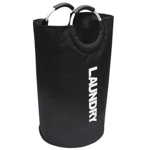 Laundry Bag with Soft Grip Handle, Black