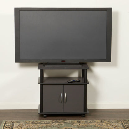 TV Stand with Cabinet, Grey