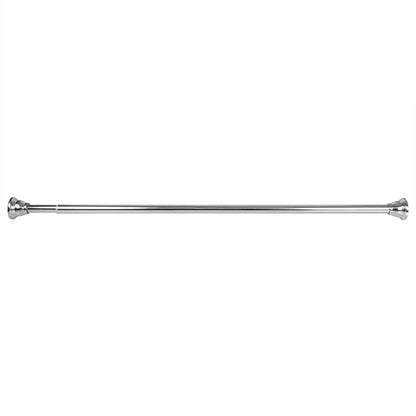 Empire 47-72” Adjustable Tension Mounted Straight Steel Shower Curtain Rod, Chrome